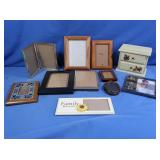 Asst Small Picture Frames, Jewelry Box