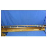 60" Oak Shelf w/Spindles & Plate Slot (scratch)