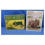2 John Deere Metal Signs