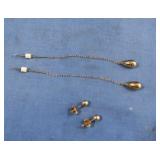 2 pr. 14K Earrings 1gr