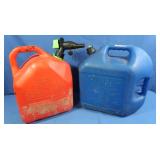 5 Gal Kerosene & 5 Gal Gas Cans
