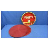 Stoneys Beer Tray & 8 Round Placemats