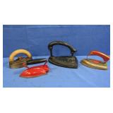 Antique & Vintage Iron Embossed Handle Cast Iron,