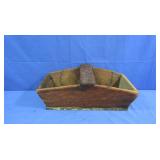 Antique Wooden Divided Tray