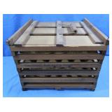 Vintage Twin Brook Farms Wood Egg Crate