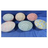6 Royal International Serving Bowls