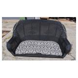 Wicker Porch Swing