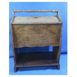 Vintage Wooden Magazine Rack