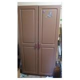 2-door Wood Cabinet 36x17x70"