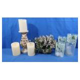 Flameless Candles, Fairy Lights, Candles Holders