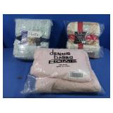 NIP Cuddle Duds 50x70" Throw, Bershire 60x80"