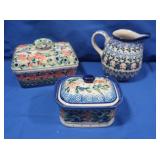 Unikat Handpainted Polish Pottery Pieces Designer