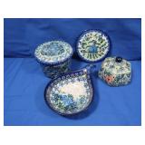 Unikat Handpainted Polish Pottery Pieces Designer
