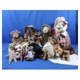Lg Lot of Bears & Bunnies-Hallmark, Boyds
