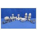 Dedham Pottery, 1990s Potting Shed Bunnies, Metal