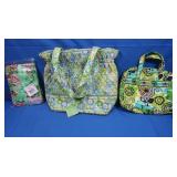 New Vera Bradley-Cinch Tote, Good Book Cover,