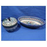 Unikat Handmade Polish Pottery Pieces w/Designer