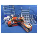 Shelf Organizer Racks, Trash Bags & more