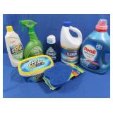 Laundry Supplies, Sponge & more (some used)