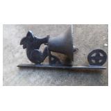 Cast Iron Bunny Dinner Bell