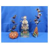 Jim Shore Sitting Pretty Raven Harvest Time,