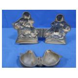 Antique Hinged Metal Chocoloate Mold-Babby &