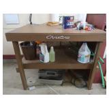 Wooden Workbench w/Cleaners 36x48x39"