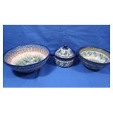 Unikat Handmade Polish Pottery Pieces w/Designer