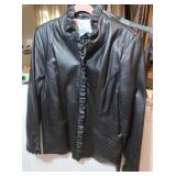 Bradley Bayou Genuine Leather Jacket-sz Lg