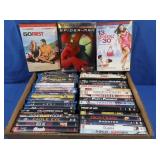DVDs-50 Shades, Comedy, Spiderman