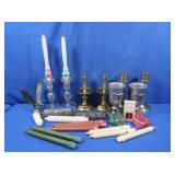 Brass Candlesticks, Holland Candlesticks, Tapers