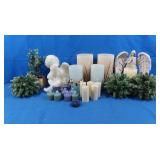 Flameless Candles, Greenery Displays