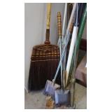 Brooms, Mountain Pie Irons, Mops