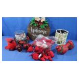 New Cardinal Tree Ornament, Candle Warmer, New