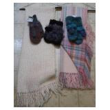 2 Long Scarves, 3 Pr. NW Mittens