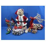 Mackenzie Childs Cardinals Candle Holder, Boyds