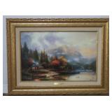 Thomas Kinkade Framed End of A Perfect Day III