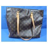 Louis Vuitton Monogram Cabas Mezzo Shoulder Tote