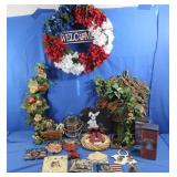 Small Longaberger Basket, Wreaths, Home Dï¿½cor