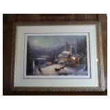 Thomas Kinkade Print signed #732/2850 42x33"