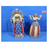 2 Jim Shore Figures-Protect those who Sacrifice,