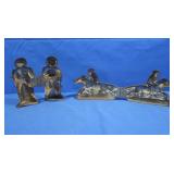 Antique Hinged Metal Chocolate Mold-Jockey &