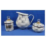 Mackenzie Childs Pitcher & Canisters
