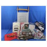Needlepoint Crafting Frame, Magazines & more