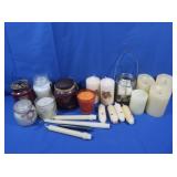 Battery Oper. Flameless & Regular Candles incl