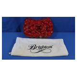 NWT Brighton Red Patent Leather Handbag w/Dust