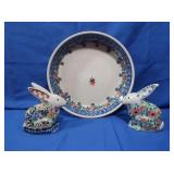 Unikat Handpainted Polish Pottery Pieces Designer