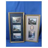 2 Thomas Kinkade Prints-Peace, Seaside Memories
