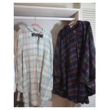 2 Irish Chenille Woven Capes
