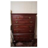 9-drawer Wooden Dresser 57Hx35Wx19.25"D